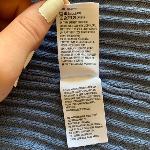 Blue Turtleneck Sweater - Picture 5 of 5